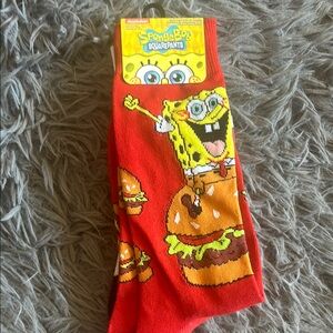 SpongeBob SquarePants Red and Yellow Socks